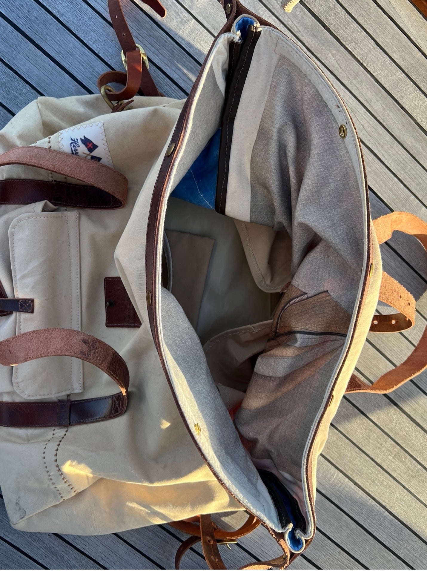 Roll Top Sail Bag - San Pedro